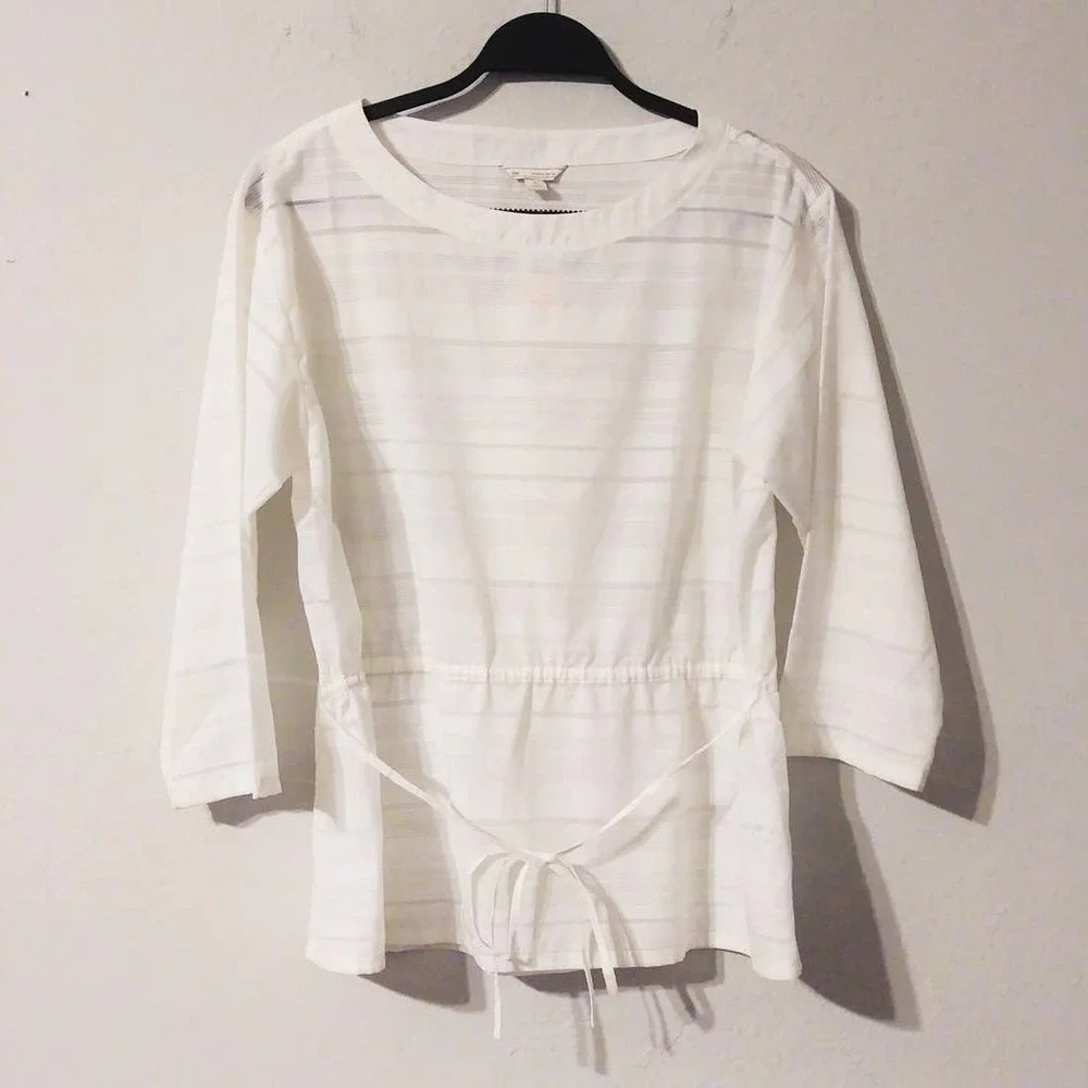 Gap‎ Peplum drawstring Striped Top